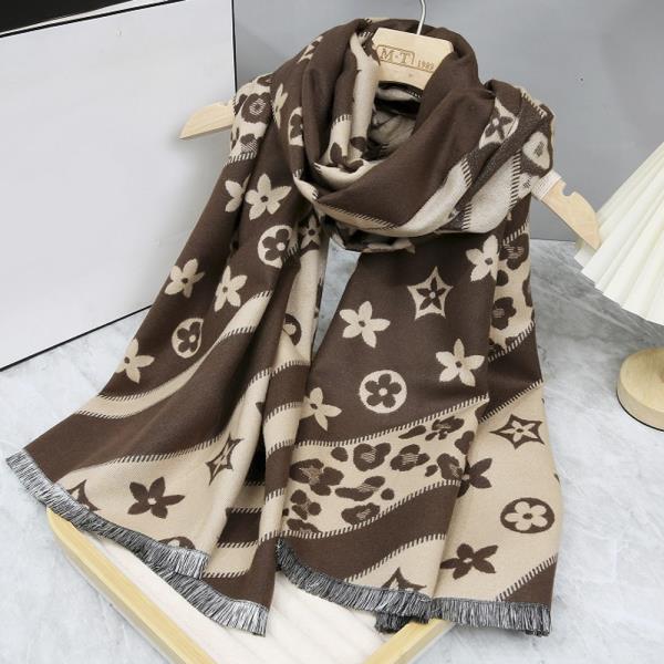 FLOWER OBLONG SCARF