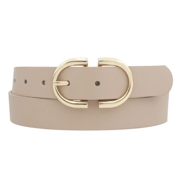 PLUS SIZE MIRROR D BUCKLE BELT