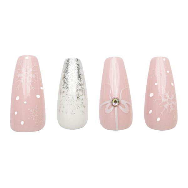 CALA GLAM COUTURE COFFIN SNOW FLAKES NAILS DECORATION SET