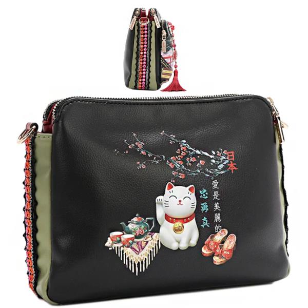 NICOLE LEE AKIKO LA BELLEZA CROSSBODY BAG