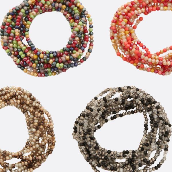 BEAD MIX STRETCH BRACELET SET