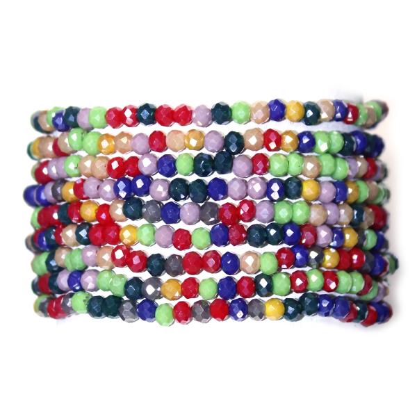 BEAD MIX STRETCH BRACELET SET