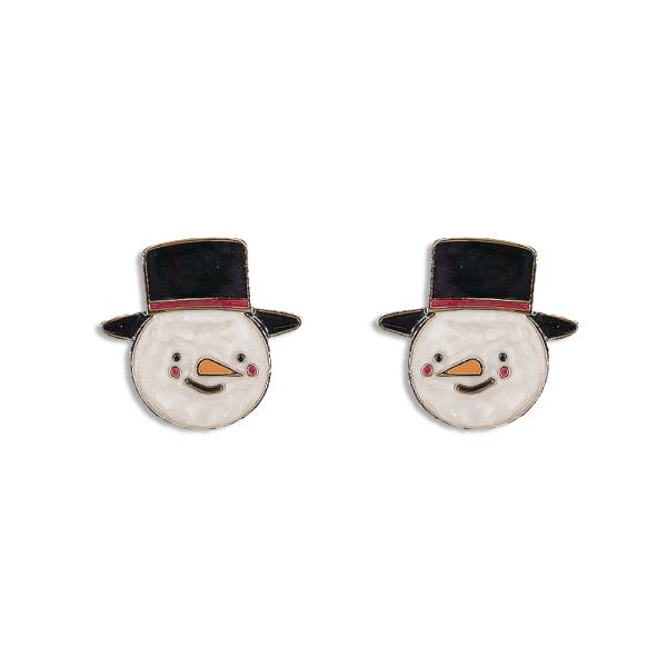 CHRISTMAS SNOWMAN EARRING