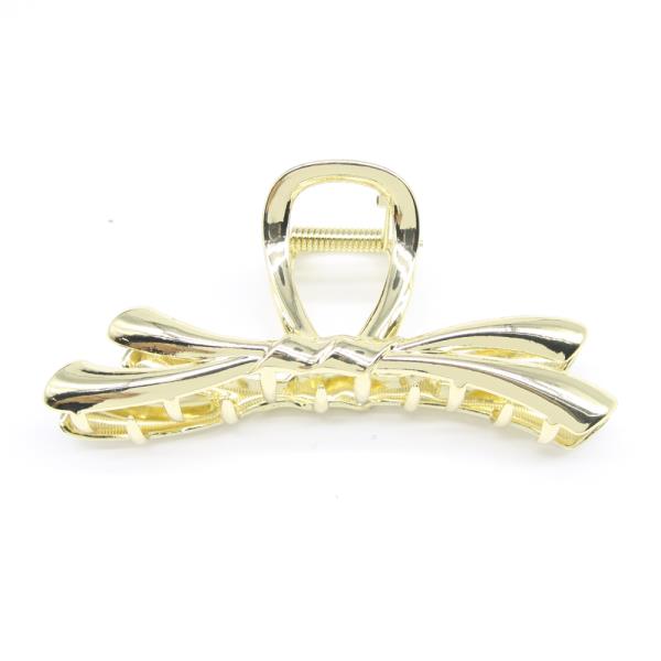 METAL RIBBON HAIR CLAW JAW CLIP