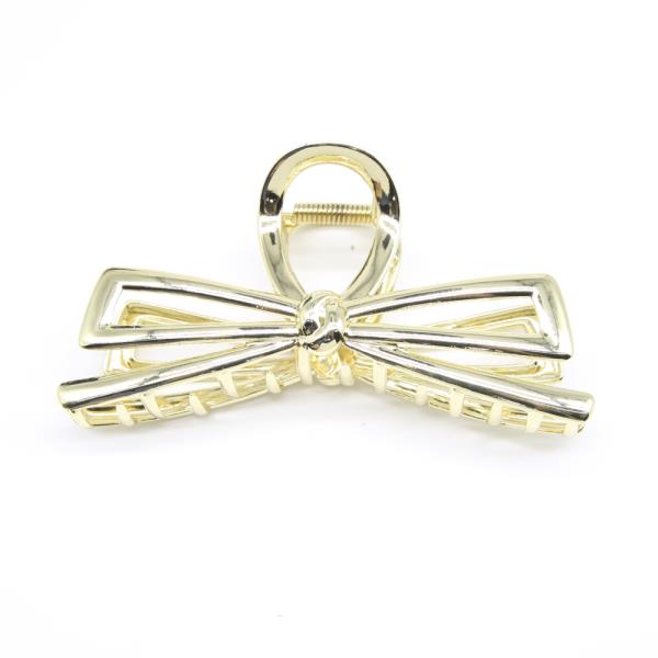 METAL RIBBON HAIR CLAW JAW CLIP