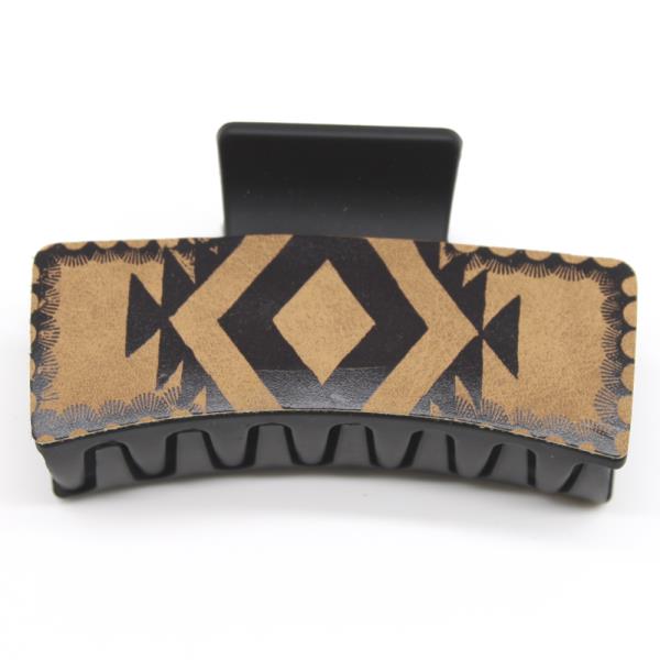 WESTERN STYLE AZTEC HAIR CLAW JAW CLIP