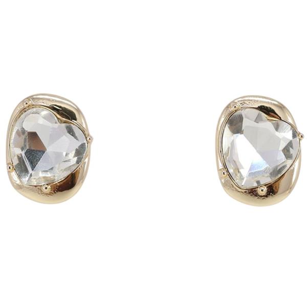 COLOR STONE POST EARRING