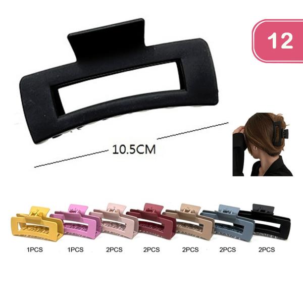 HAIR CLAW CLIP (12 UNITS)