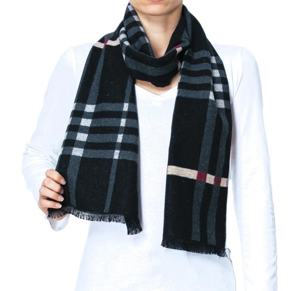 PLAID OBLONG SCARF