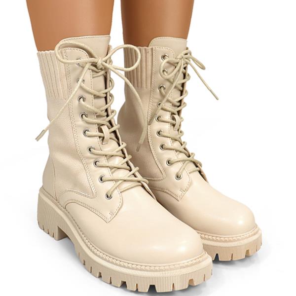 KNIT COMBINED COMBAT BOOTS 12 PAIRS