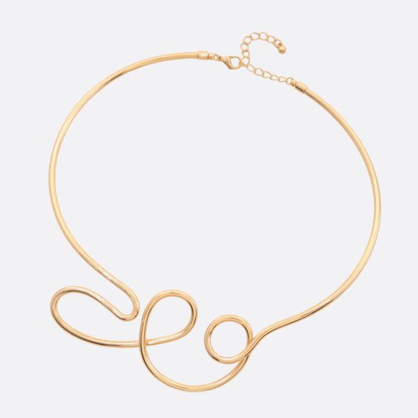 SDJ SWIRL METAL CHOKER