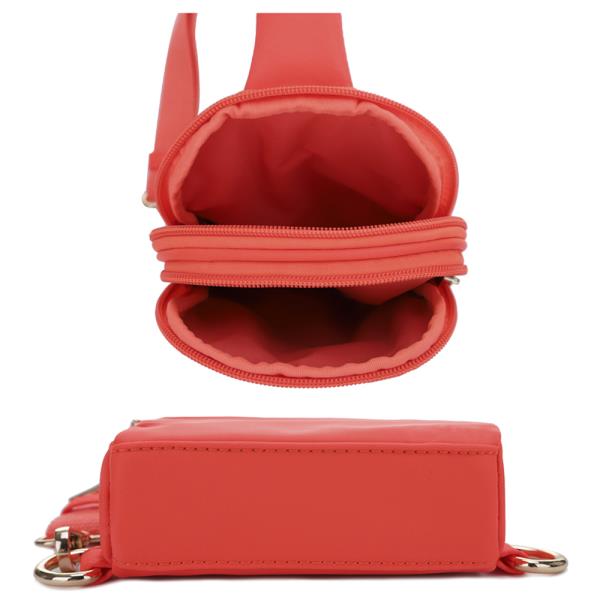 SMOOTH SLING ZIPPER CROSSBODY BAG