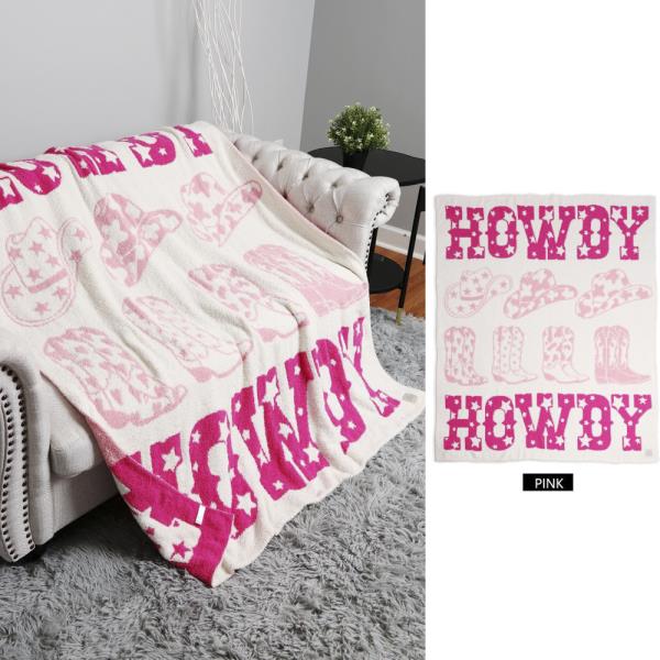 HOWDY THROW BLANKET