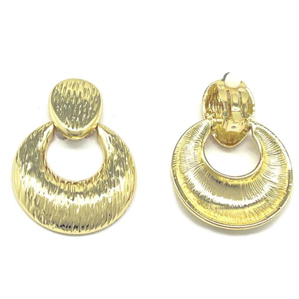 ROUND DOOR KNOCKER CLIP ON EARRING
