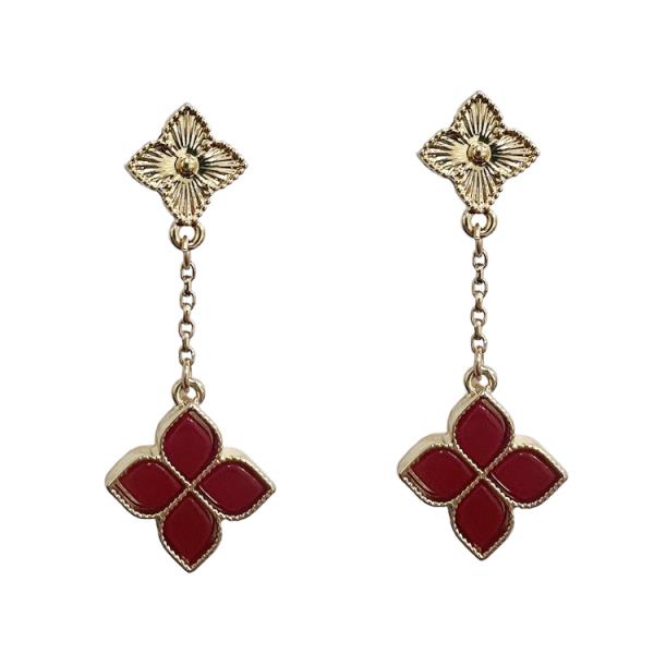 CLOVER DROP DANGLE EARRING