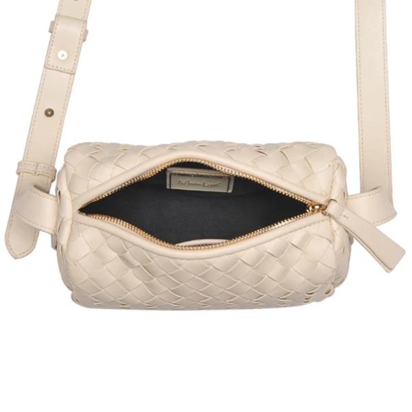 WOVEN DESIGN CHARLOTTE CROSSBODY BAG