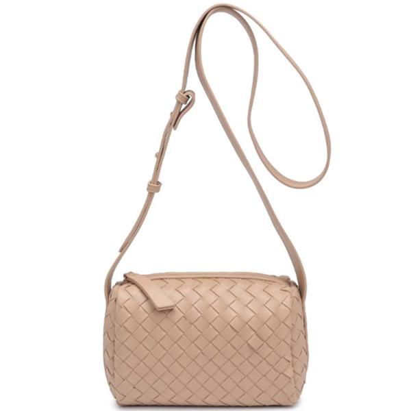 WOVEN DESIGN CHARLOTTE CROSSBODY BAG