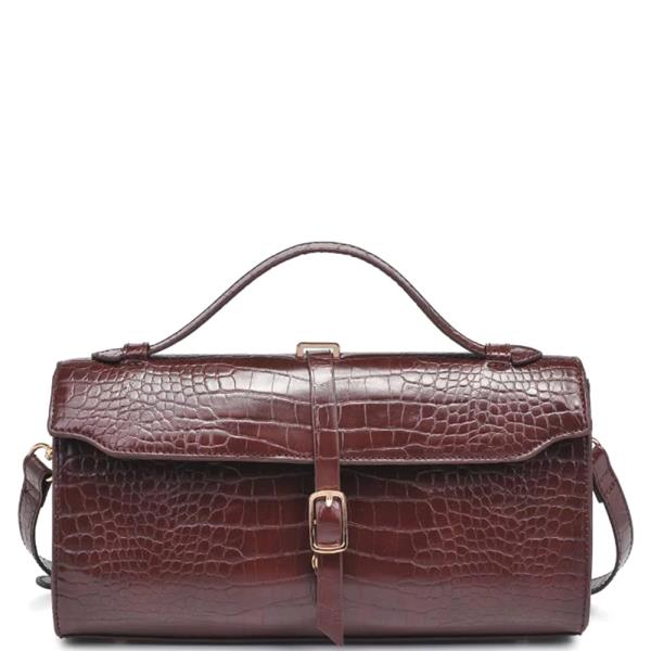 CROC PRINT JULIET CROSSBODY BAG