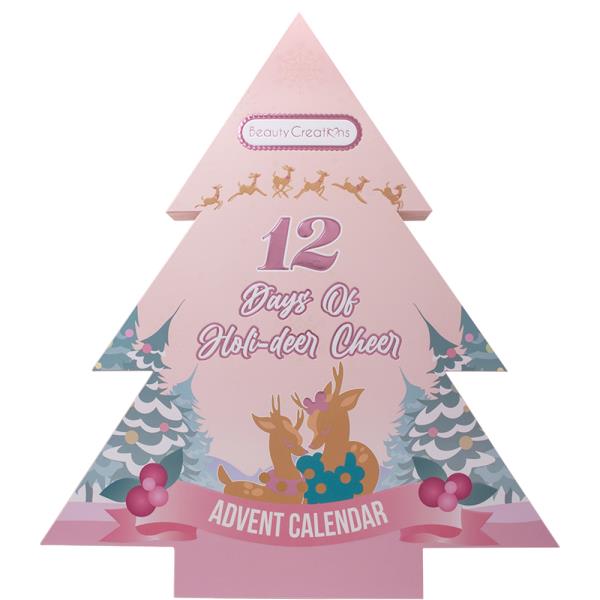 BEAUTY CREATIONS ADVENT CALENDAR 12 MYSTERY DAYS OF HOLIDEER CHEER SET