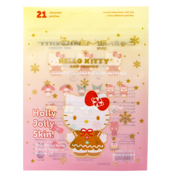 THE CREME SHOP X HELLO KITTY HYDROCOLLOID BLEMISH 21 CHARACTER PATCHES (6 UNITS)