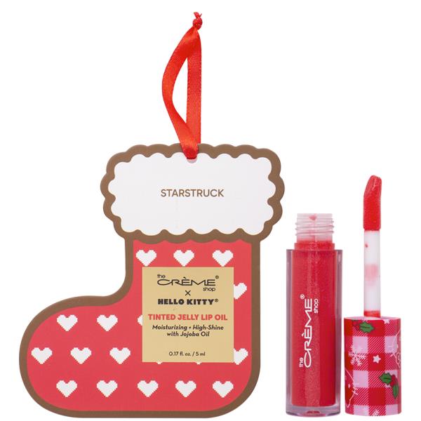 THE CREME SHOP X HELLO KITTY TINTED JELLY LIP OIL STARSTRUCK SOCK