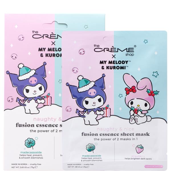 THE CREME SHOP X MY MELODY AND KUROMI NAUGHTY NICE FUSION ESSENCE SHEET MASK (3 UNITS)