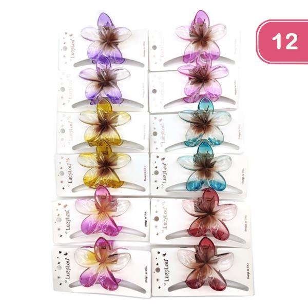 HAWAII HAIR CLIPS (12 UNITS)