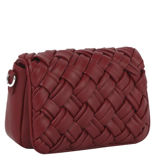 SMOOTH PUFFY DESIGN FLAP CROSSBODY BAG