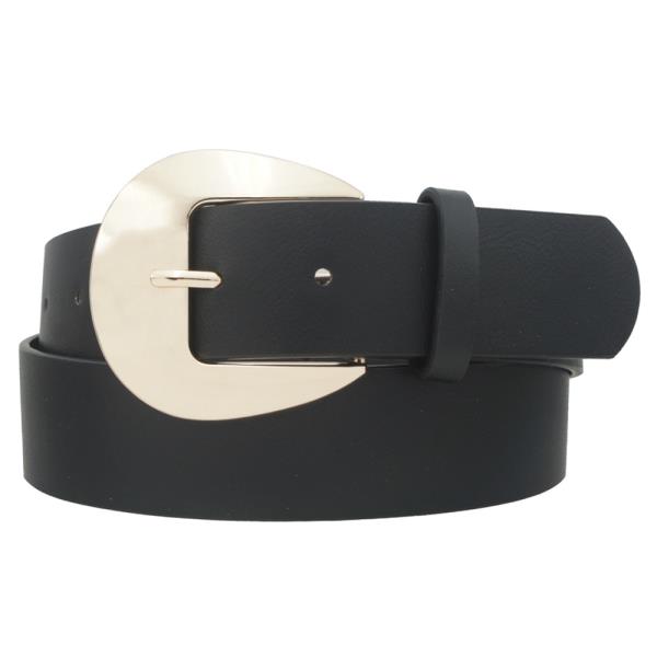 PLUS SIZE FLAT ROUNDED BUCKLE STRAP BELT