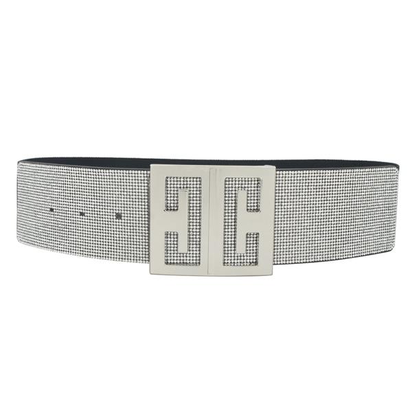 PLUS SIZE RHINESTONE ELASTIC BELT