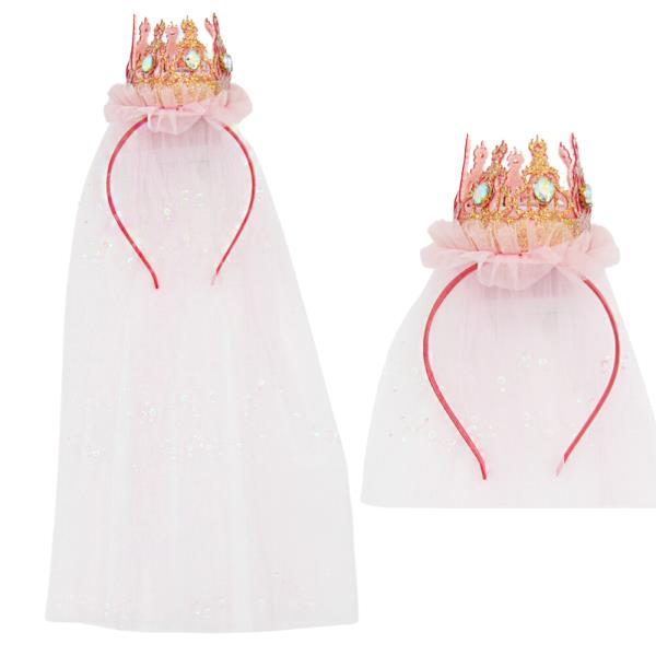 CROWN HEADBAND PRINCESS VEIL