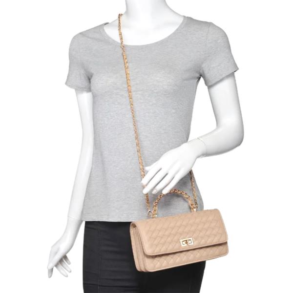 WOVEN LULU CROSSBODY BAG