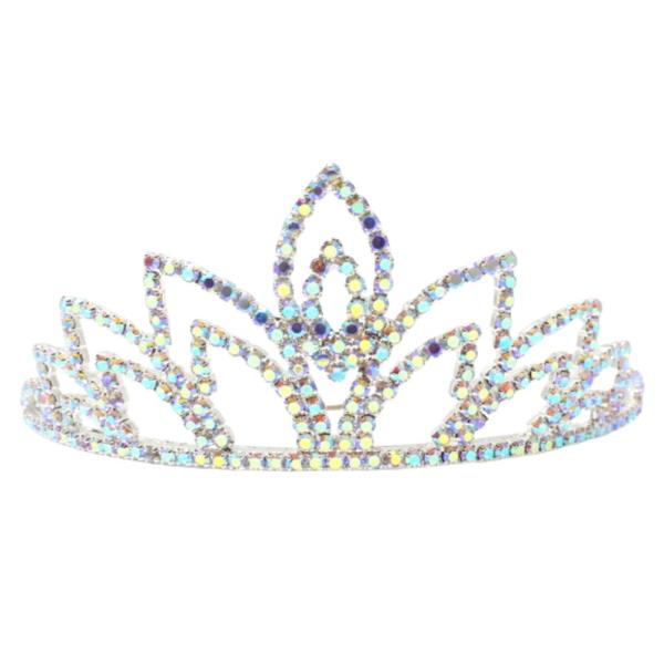 RHINESTONE CROWN TIARA