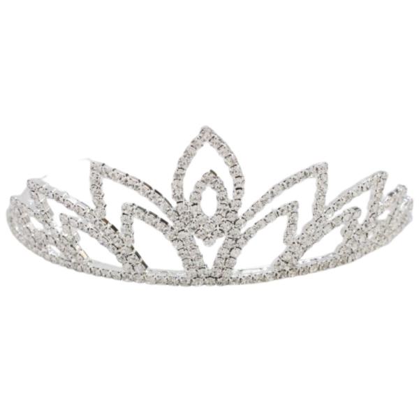 RHINESTONE CROWN TIARA