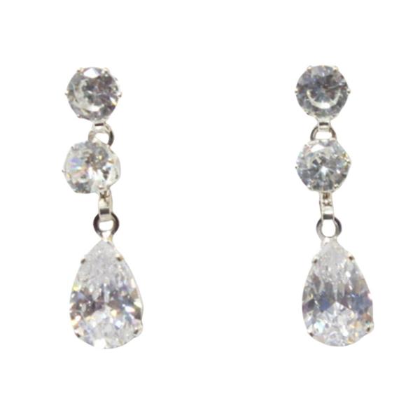 CRYSTAL STONE RHINESTONE EARRING