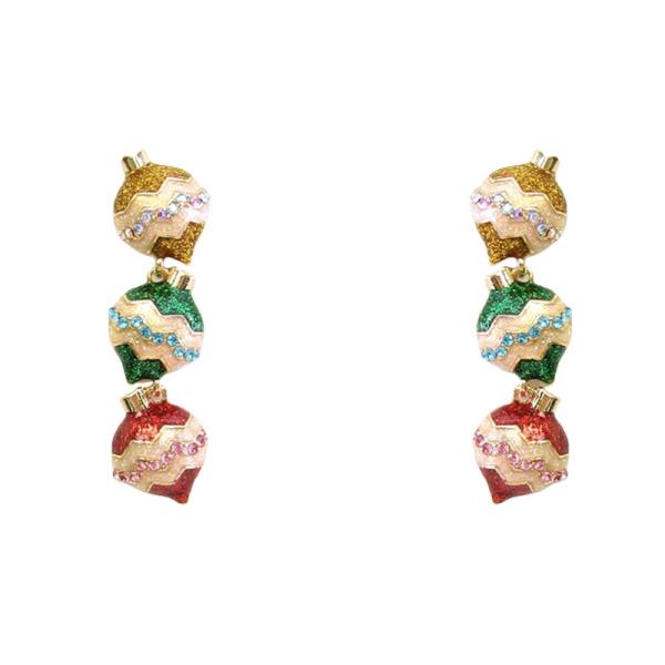 CHRISTMAS ORNAMENT EARRING
