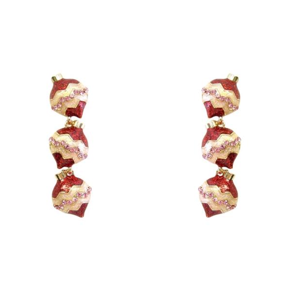 CHRISTMAS ORNAMENT EARRING