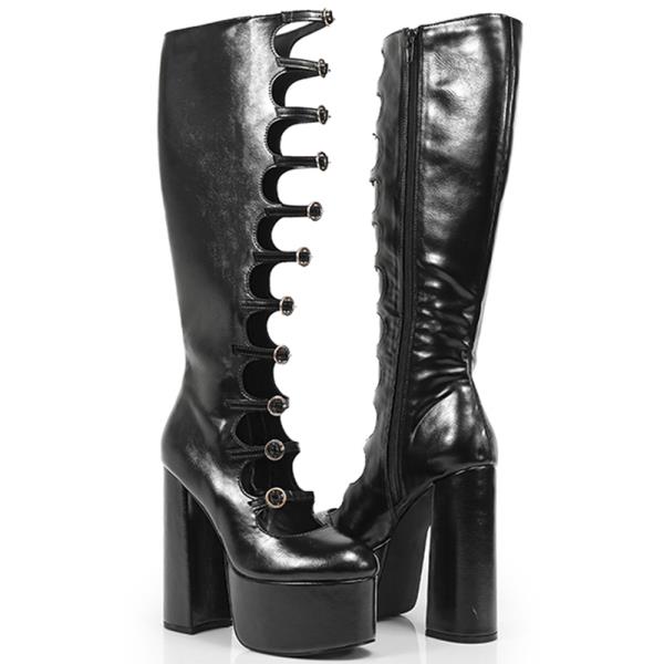 MULTI LAYER BUCKLE HEEL BOOTS 12 PAIRS