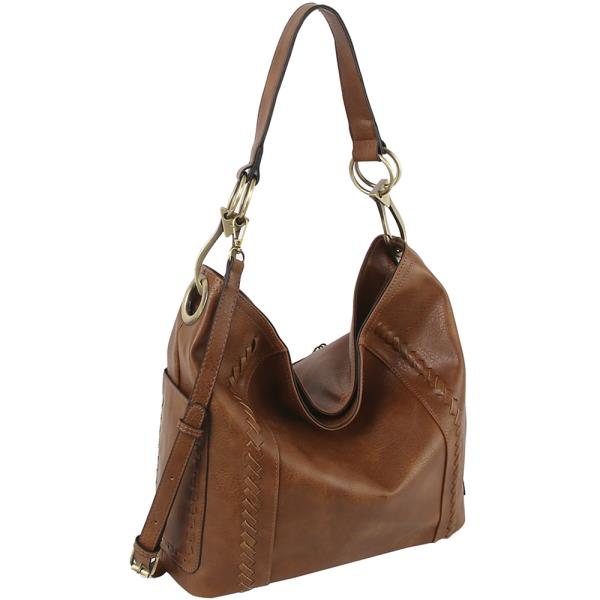 SMOOTH SHOULDER HOBO BAG