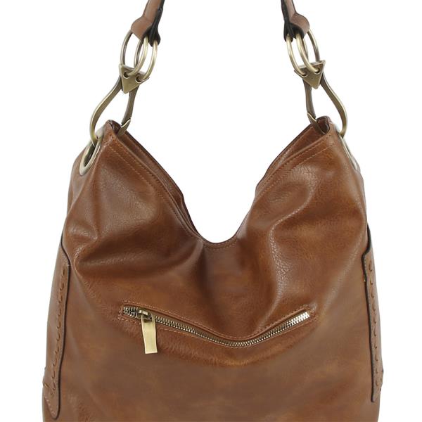 SMOOTH SHOULDER HOBO BAG