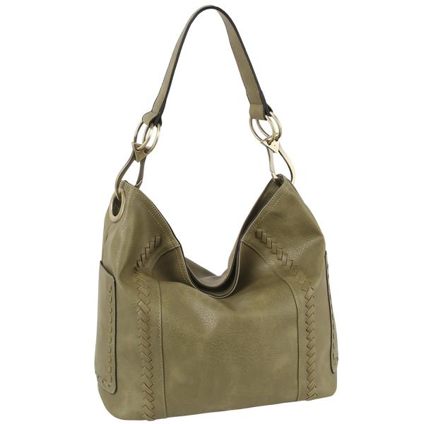 SMOOTH SHOULDER HOBO BAG