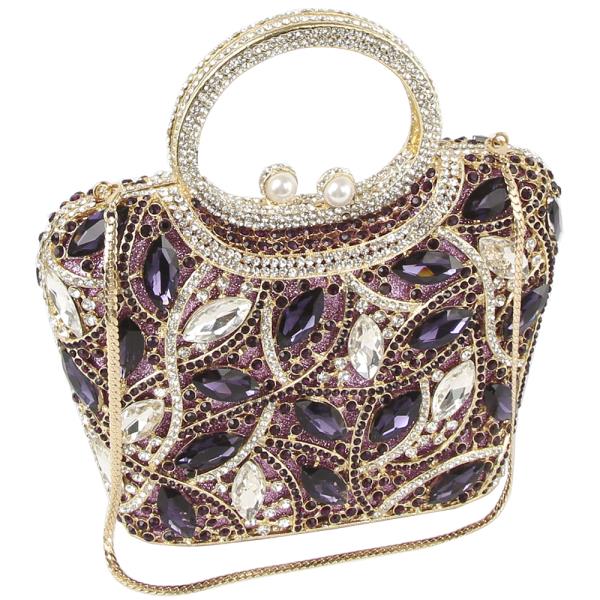 LARGE LUXURY RHINESTONE PARTY EVENING BAG