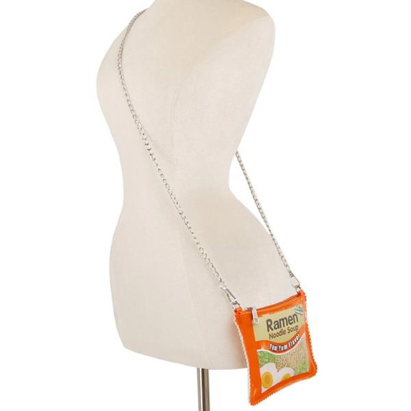 RAMEN NOODLE SOUP DESIGN CROSSBODY BAG