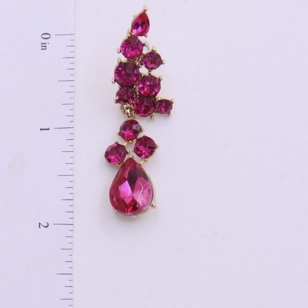 TEARDROP CRYSTAL STONE EARRING