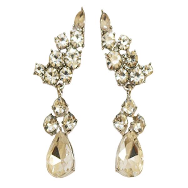 TEARDROP CRYSTAL STONE EARRING