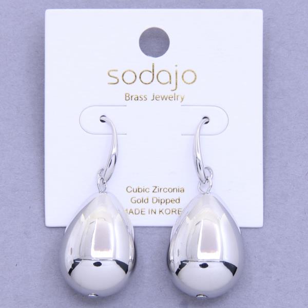 SODAJO TEARDROP GOLD DIPPED EARRING