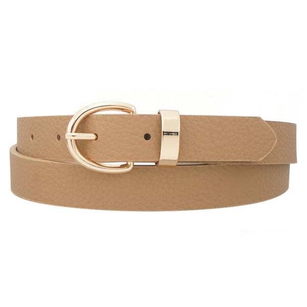 U METAL BUCKLE BELT