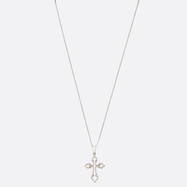 METAL CROSS PENDANT NECKLACE