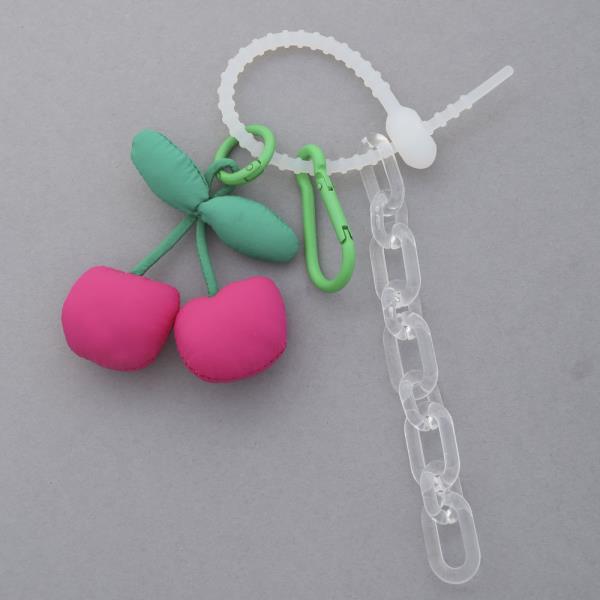 SODAJO CHERRY KEYCHAIN