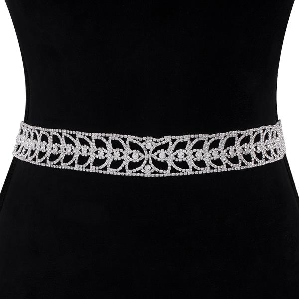 RHINESTONE FASHION DESIGN HOOK BELT